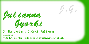 julianna gyorki business card